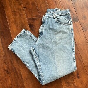 Mens wrangler light wash bootcut jeans